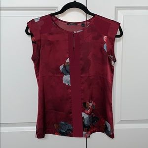 Mexx sleeveless satin-feeling blouse